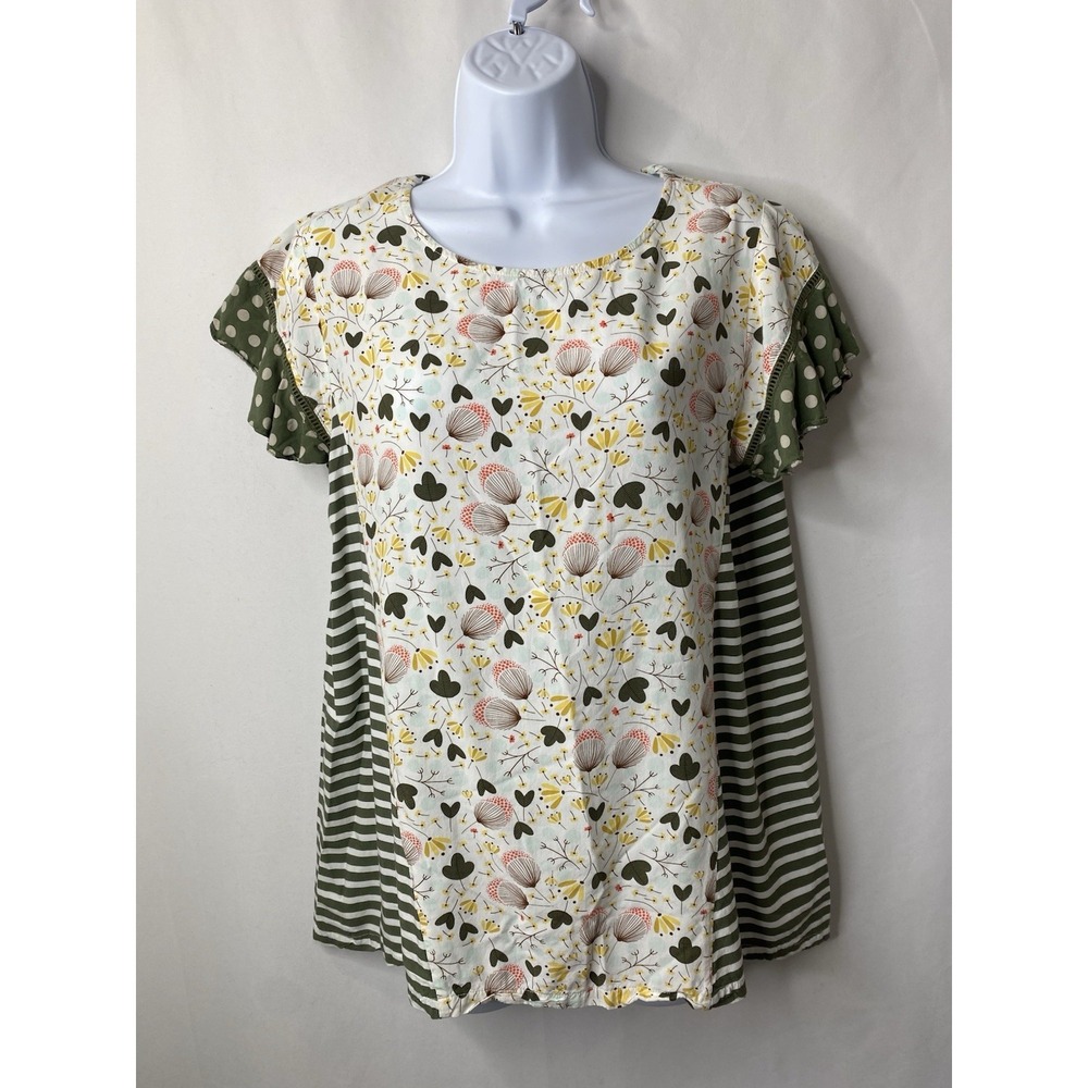 Matilda Jane Gentle Breeze Top Measures Medium Cottagecore Bloom Core Whimsy Y2K